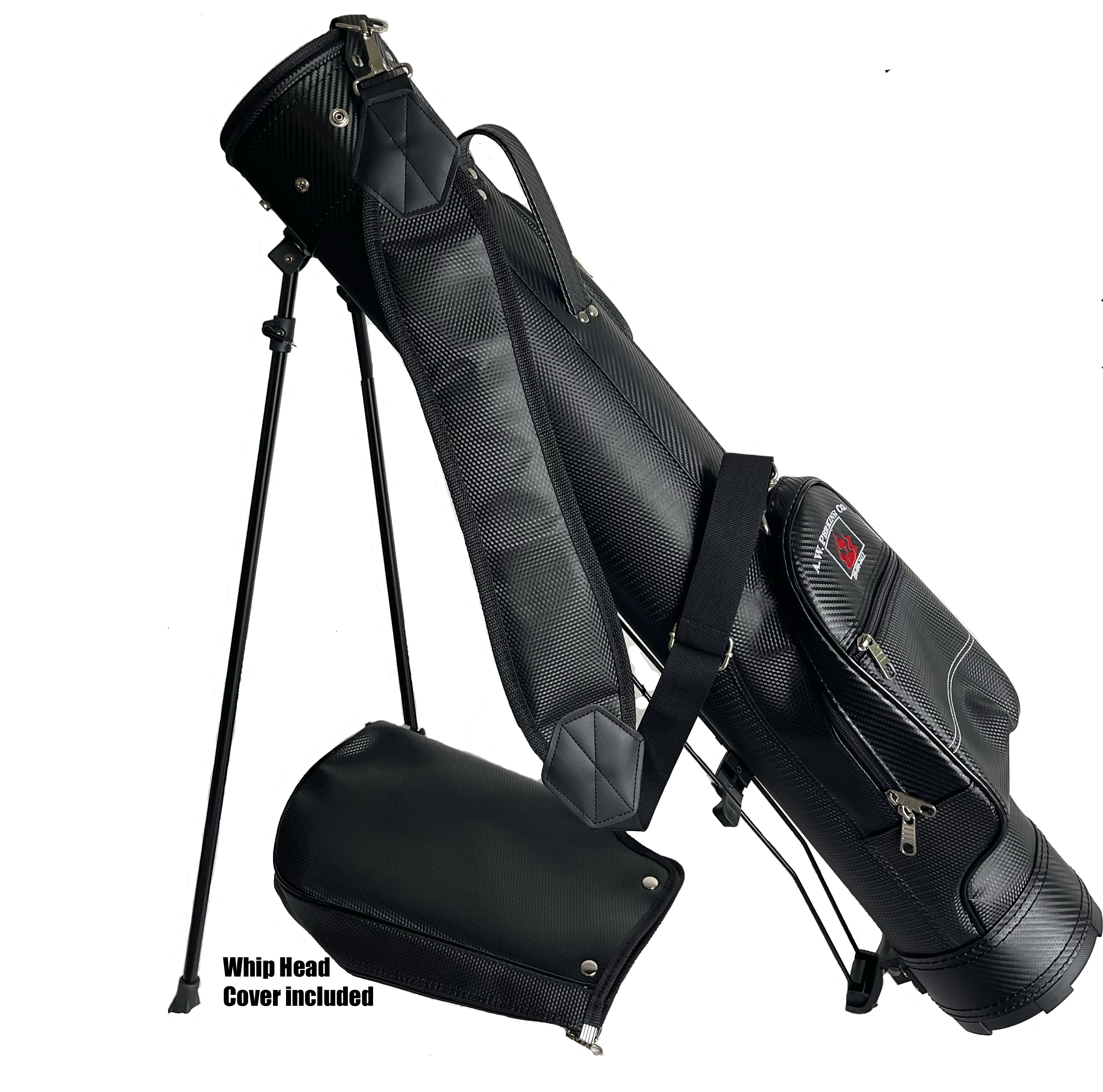 7713AW Stand Up Caddy Bag for 3' dryer vent or chimney rods, 2 pockets